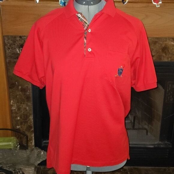 🤩 Ralph Lauren red retro Polo size large 🤩 2 for $20 - Picture 5 of 7